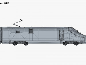 Haramain High Speed Train v 1 3D Model