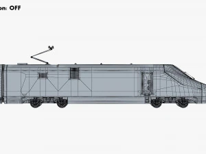 Haramain High Speed Train v 1 3D Model