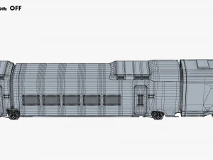 Haramain High Speed Train v 1 3D Model