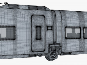Haramain High Speed Train v 1 3D Model