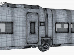 Haramain High Speed Train v 1 3D Model
