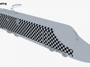 Haramain High Speed Train v 1 3D Model