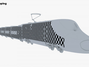 Haramain High Speed Train v 1 3D Model