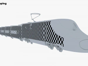 Haramain High Speed Train v 1 3D Model