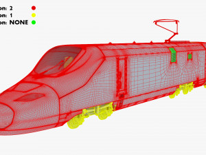 Haramain High Speed Train v 1 3D Model