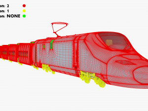 Haramain High Speed Train v 1 3D Model