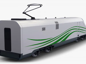 high speed electric locomotive v 1 3D Model