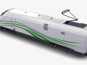 high speed electric locomotive v 1 3D Model