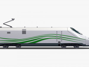 high speed electric locomotive v 1 3D Модель