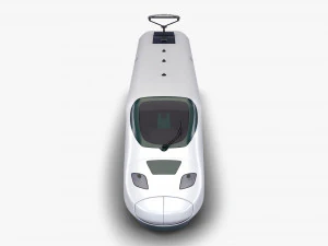 high speed electric locomotive v 1 3D Model