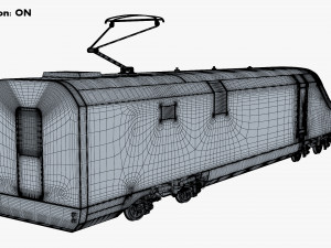 high speed electric locomotive v 1 3D Модель