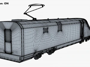high speed electric locomotive v 1 3D Model