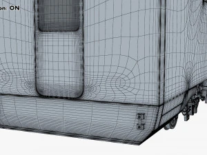 high speed electric locomotive v 1 3D Model