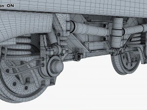 high speed electric locomotive v 1 3D Model