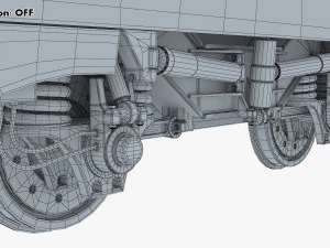 high speed electric locomotive v 1 3D Model