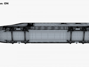 high speed electric locomotive v 1 3D Модель