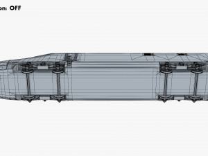 high speed electric locomotive v 1 3D Модель