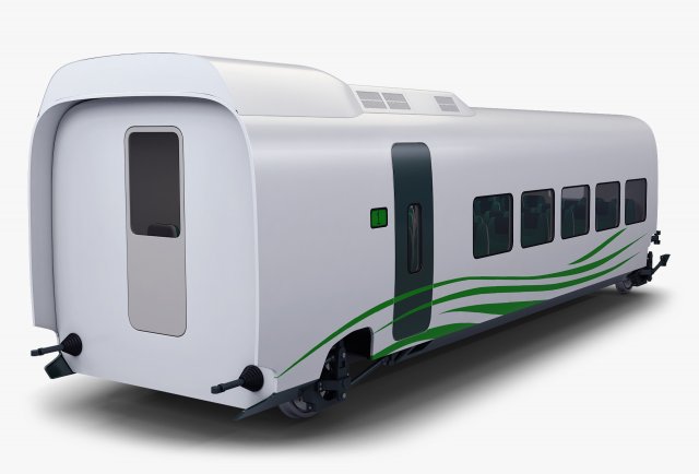high speed railway passenger car v 1 3Dモデル .c4d .max .obj .3ds .fbx .stl .blend 