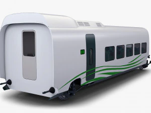 vag&atilde;o de passageiros ferrovi&aacute;rio de alta velocidade v 1 Modelo 3D