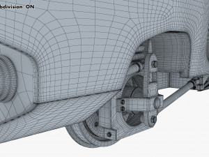 high speed railway passenger car v 1 3Dモデル