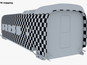 high speed railway passenger car v 1 3Dモデル