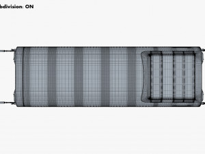 high speed railway passenger car v 2 Model 3D