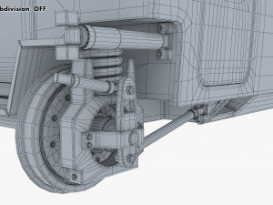 high speed railway passenger car v 2 Model 3D