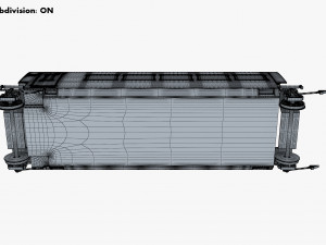 high speed railway passenger car v 2 Model 3D