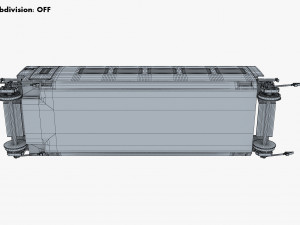 high speed railway passenger car v 2 Model 3D