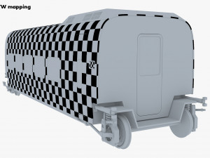 high speed railway passenger car v 2 Model 3D