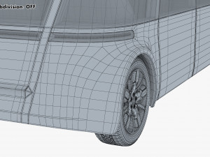 electric unmanned city bus v 1 3D Model
