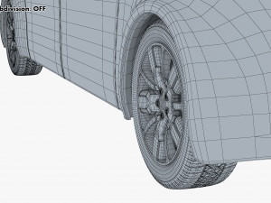 electric unmanned city bus v 1 3D Model
