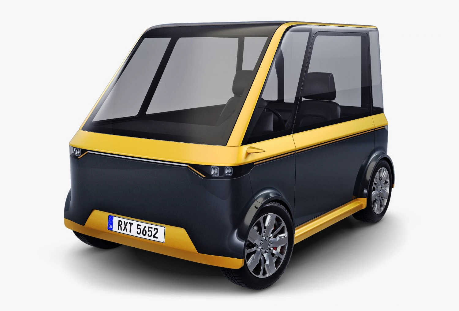 generic compact city car v 1 3D Model .c4d .max .obj .3ds .fbx .stl .blend 