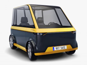 generic compact city car v 1 3D Model