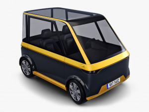 generic compact city car v 1 Modèle 3D
