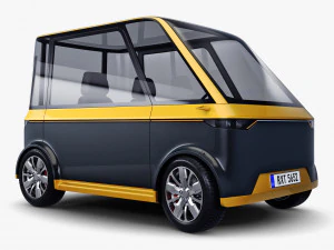 generic compact city car v 1 3D Model
