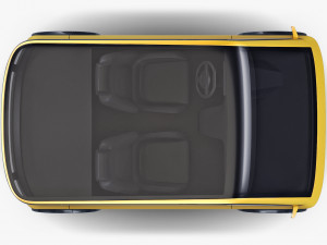 generic compact city car v 1 Modèle 3D