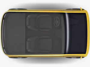 generic compact city car v 1 3D Model