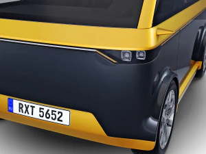generic compact city car v 1 3D Model