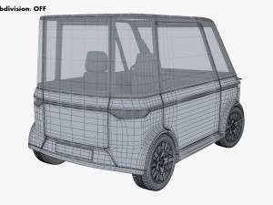 generic compact city car v 1 Modèle 3D