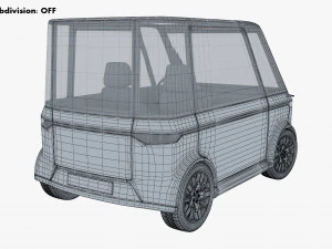generic compact city car v 1 3D Model