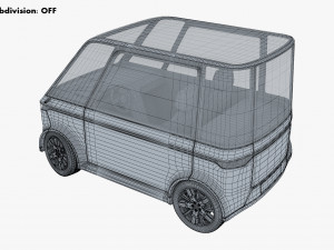 generic compact city car v 1 Modèle 3D