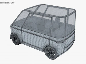 generic compact city car v 1 3D Model