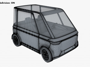 generic compact city car v 1 Modèle 3D