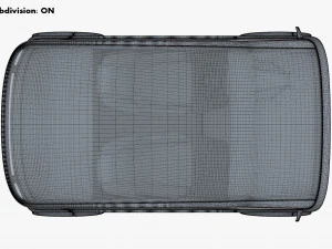 generic compact city car v 1 3D Model