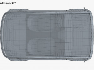 generic compact city car v 1 Modèle 3D
