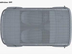 generic compact city car v 1 3D Model
