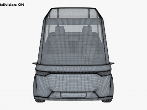 generic compact city car v 1 Modèle 3D