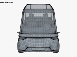 generic compact city car v 1 3D Model