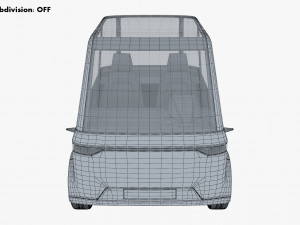 generic compact city car v 1 Modèle 3D